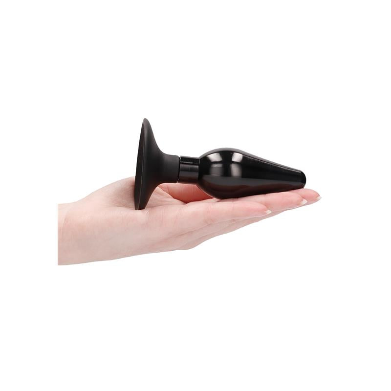 Set Plug Anal y Ventosa Putiaguda Grande Negro 10