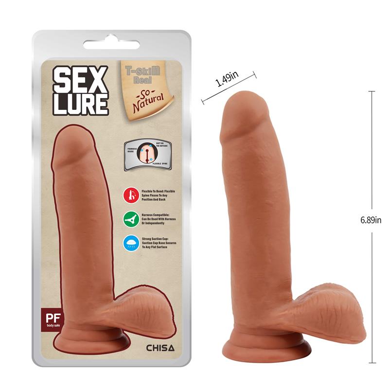 Sex Lure Dildo Dual Density 17.5cm