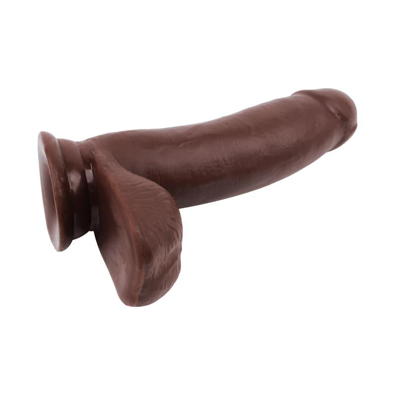 Sex Lure Dildo Dual Density Marrón 17.5cm