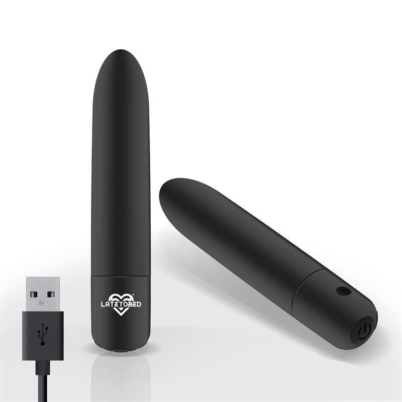 Shoty Bala Vibradora USB 10 Velocidades Potente Motor Negro 4