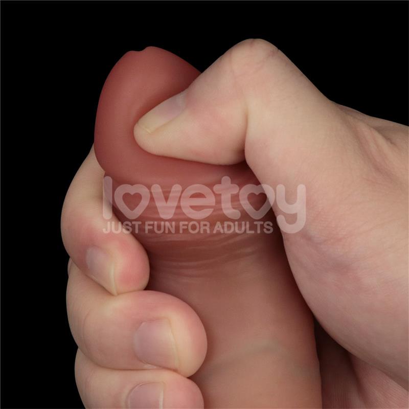 Sliding Pro Dildo Piel Deslizante-Retráctil Dual Layer 7.5