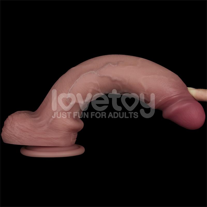 Sliding PRO II Dildo Piel Deslizante-Retractil Dual-layer 10