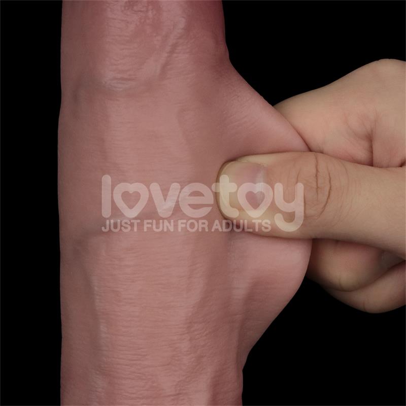 Sliding PRO II Dildo Piel Deslizante-Retractil Dual-layer 9