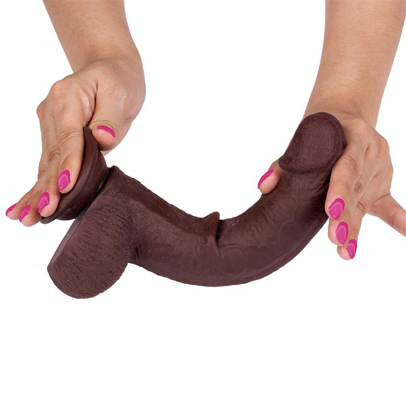 Slidy Dildo Realista Dual Layer Retráctil y Orientable 9, imagen 5