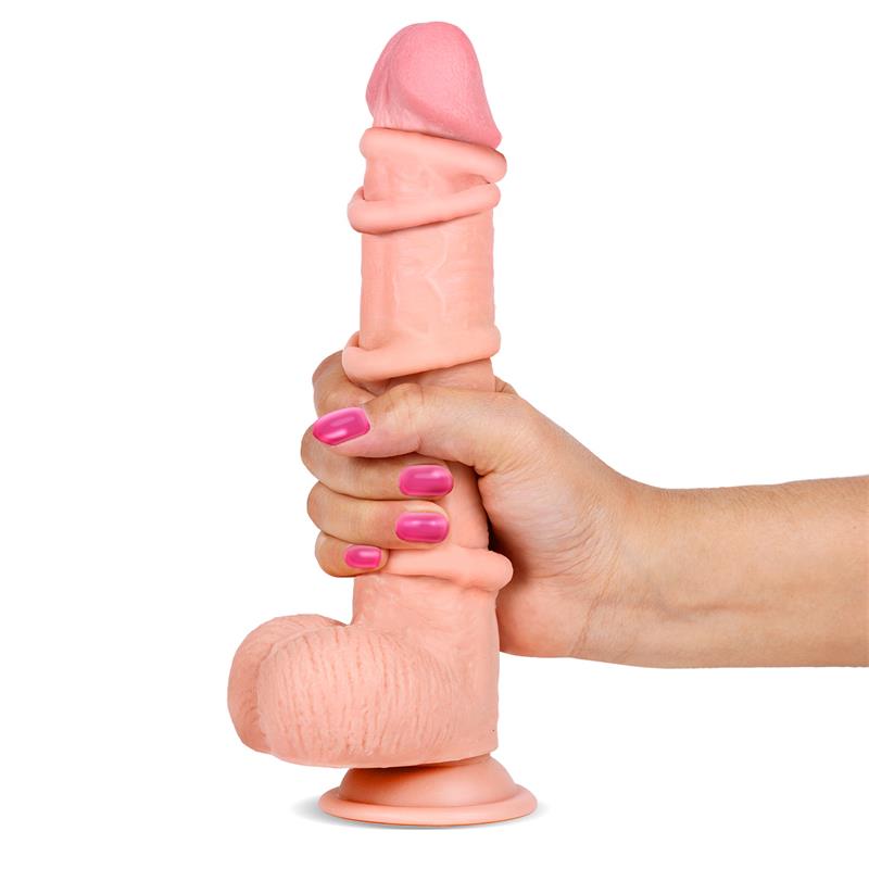 Slidy Dildo Realista Dual Layer Retráctil y Orientable 9, imagen 2