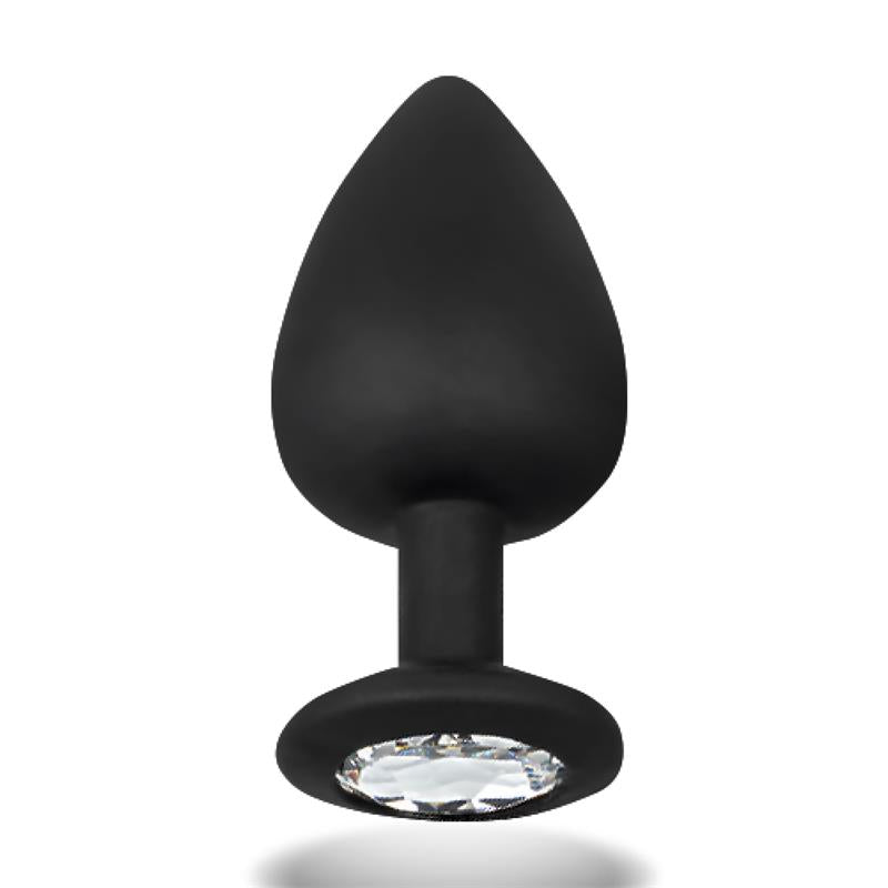 Sparkly Plug Anal Silicona Talla M 8 cm x 3.5 cm 3
