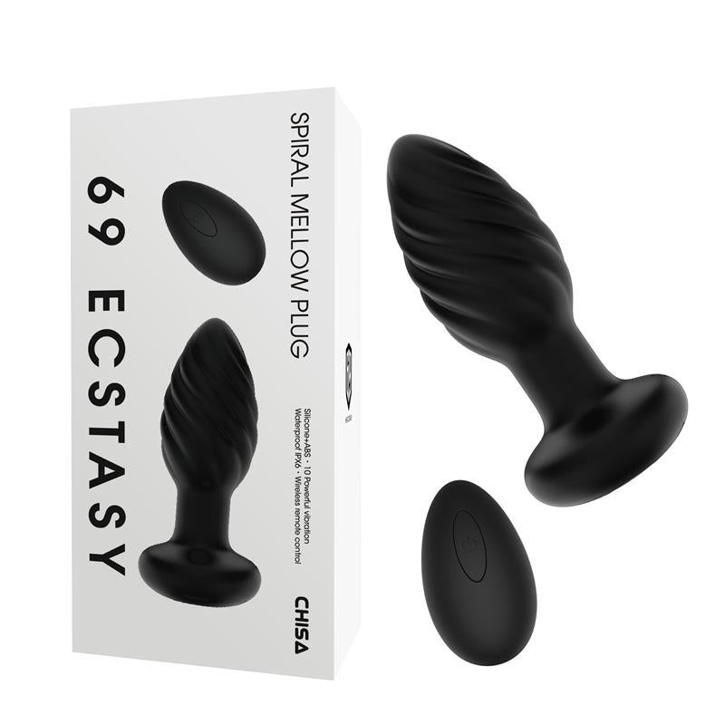 Spiral Mellow Plug Anal con Vibración y Control Remoto