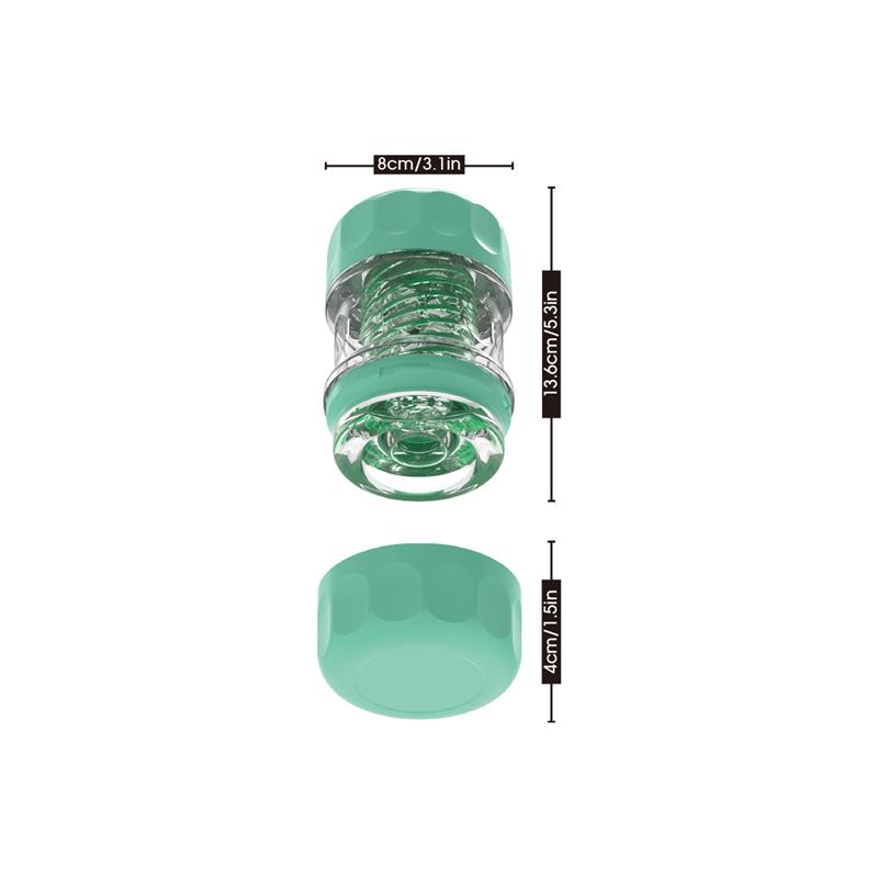 Spiral Supple Masturbador Verde