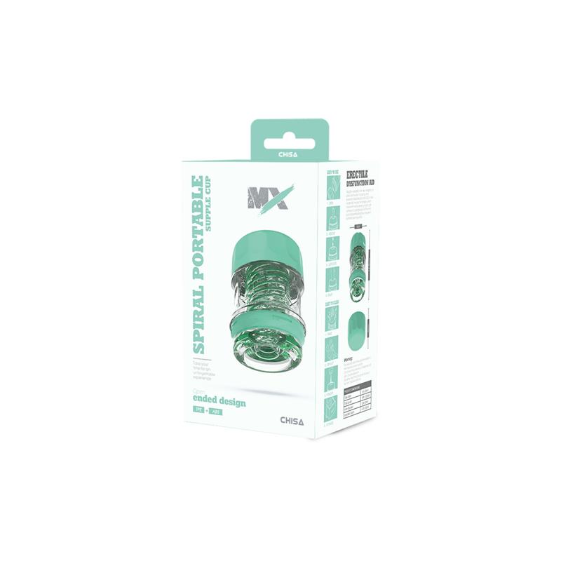 Spiral Supple Masturbador Verde