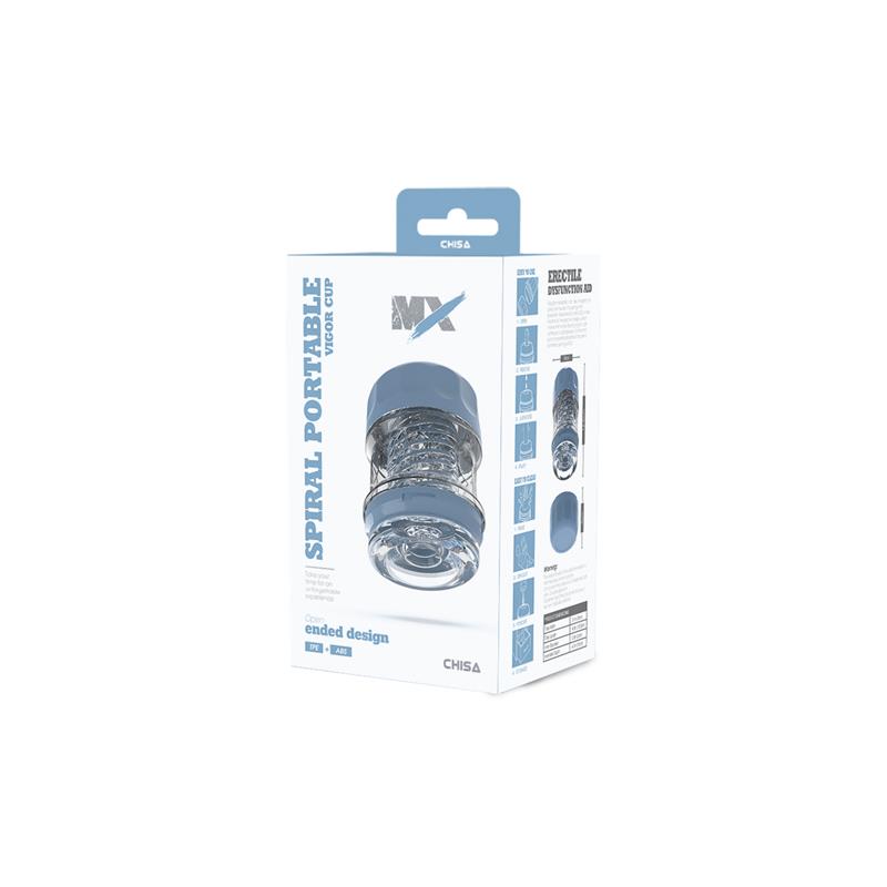 Spiral Vigor Masturbador Azul