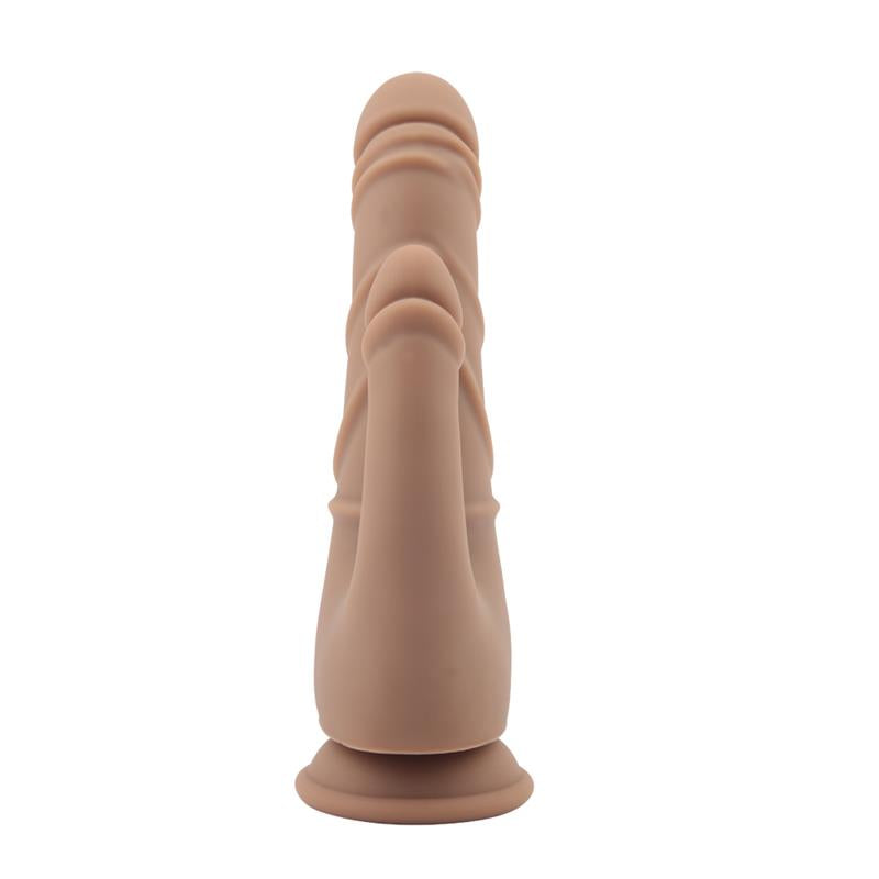 Stripper Dildo Silicona líquida 8.5 - 21.5cm Marrón