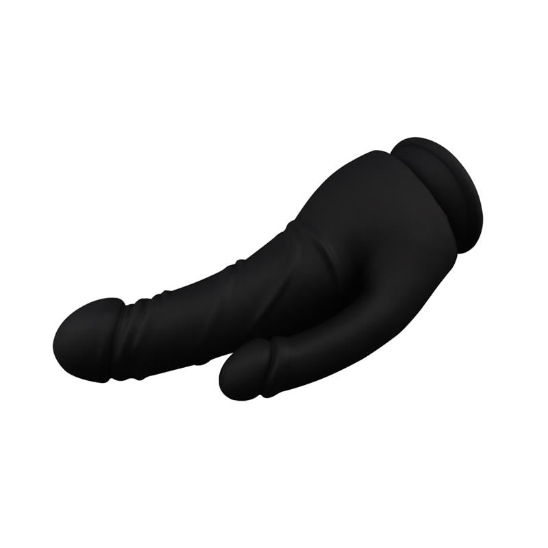 Stripper Dildo Silicona líquida 8.5 - 21.5cm Negro