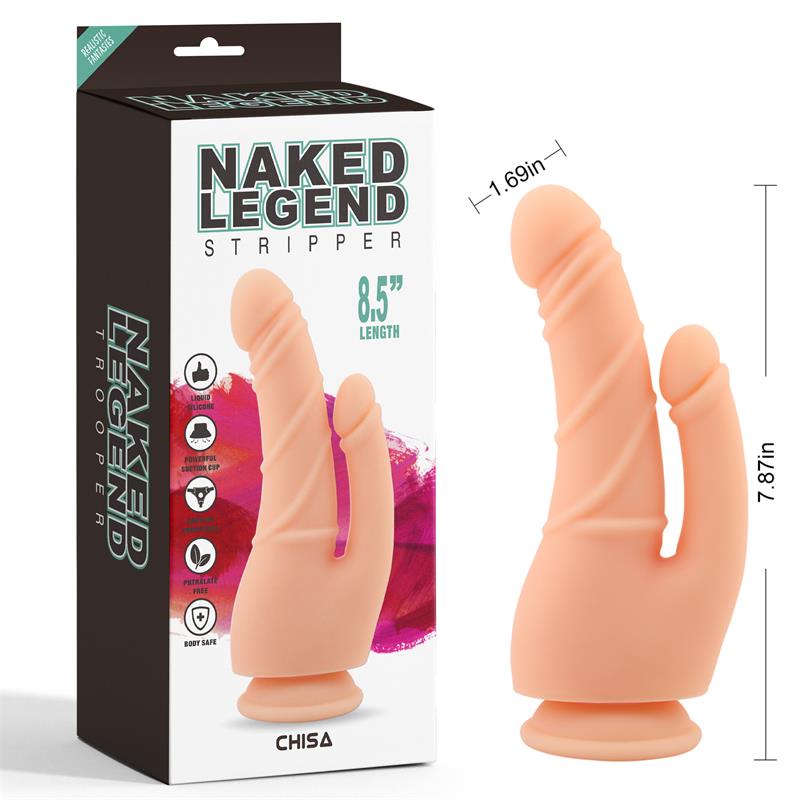 Stripper Dildo Silicona líquida 8.5 - 21.5cm