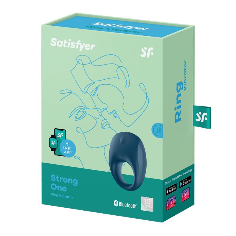 Strong One Anillo Vibrador para el Pene con APP Satisfyer Connect 7