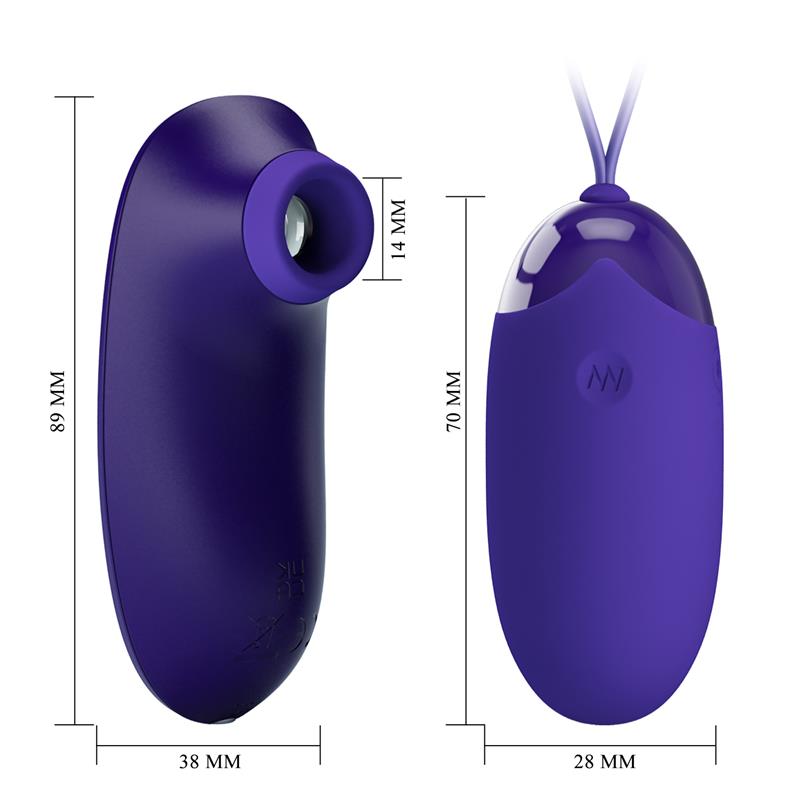Succionador de Clítoris y Huevo Vibrador 7