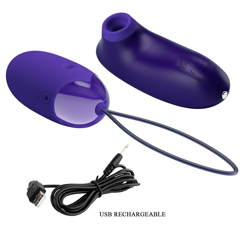 Succionador de Clítoris y Huevo Vibrador 6