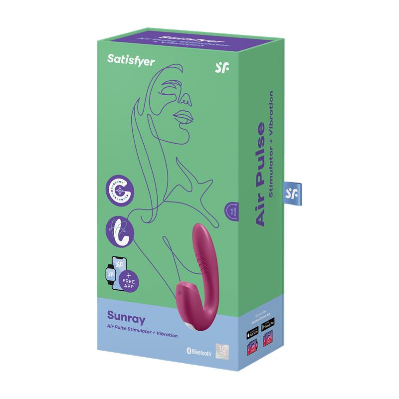 Sunray Berry Succionador y Vibrador 2 en 1 Súper Flexible USB 6