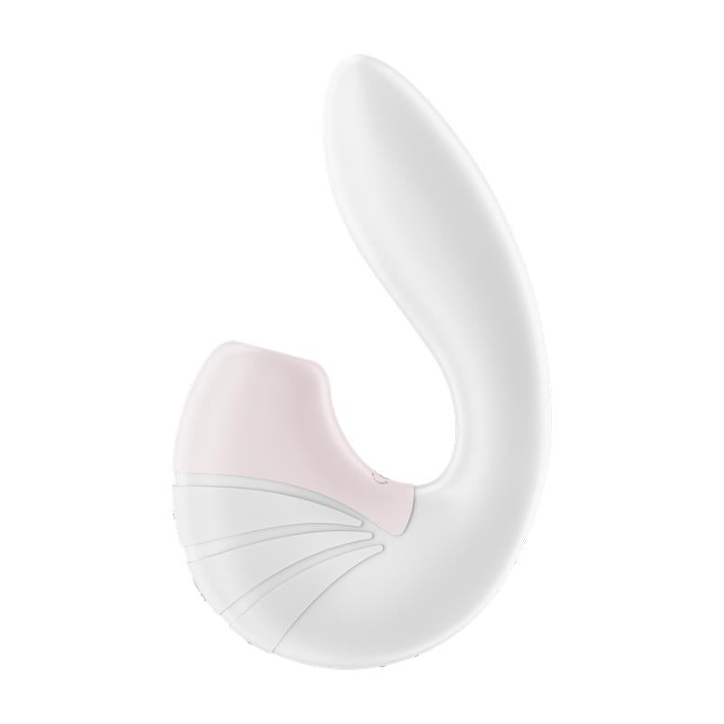 Supernova Succionador y Vibrador Súper Flexible USB Blanco 2
