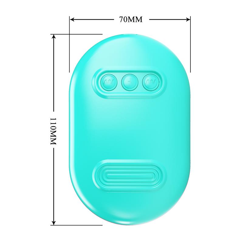 Surprise Box Huevo Vibrador y Pinzas para Pezones con Electro Estimulación Azul 8