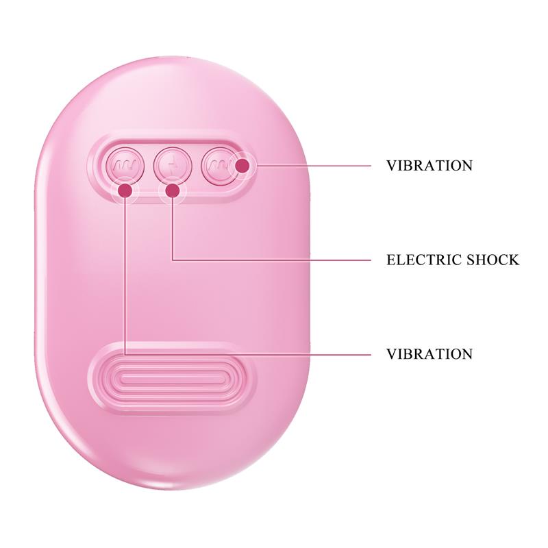Surprise Box Huevo Vibrador y Pinzas para Pezones con Electro Estimulación Rosa 8