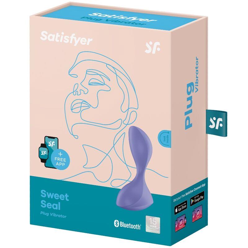 Sweet Seal Plug Anal con Vibración y APP Negro 4