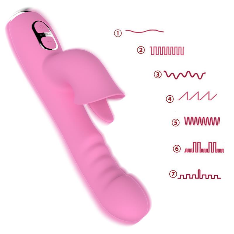 T-May Vibrador con Empuje y Movimiento Swing