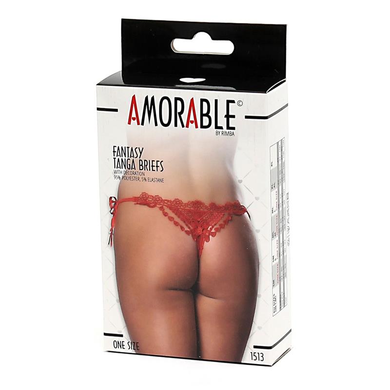 Tanga Fantasía Rojo Talla Unica 3