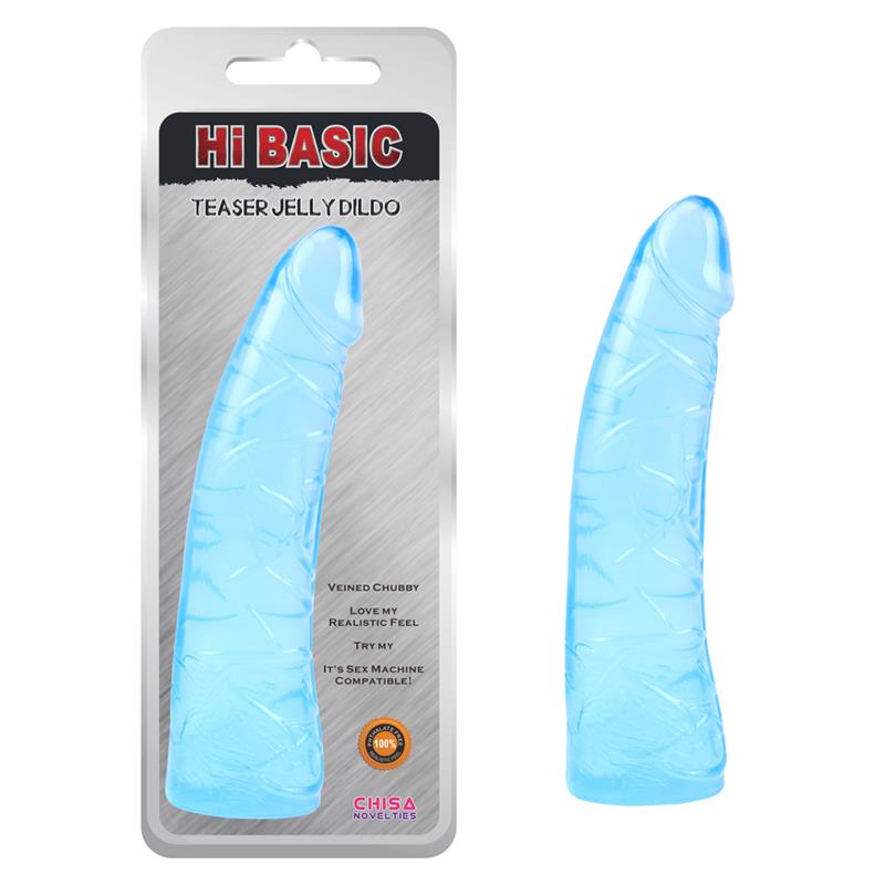 Teaser Jelly Dildo 18.6cm Azul