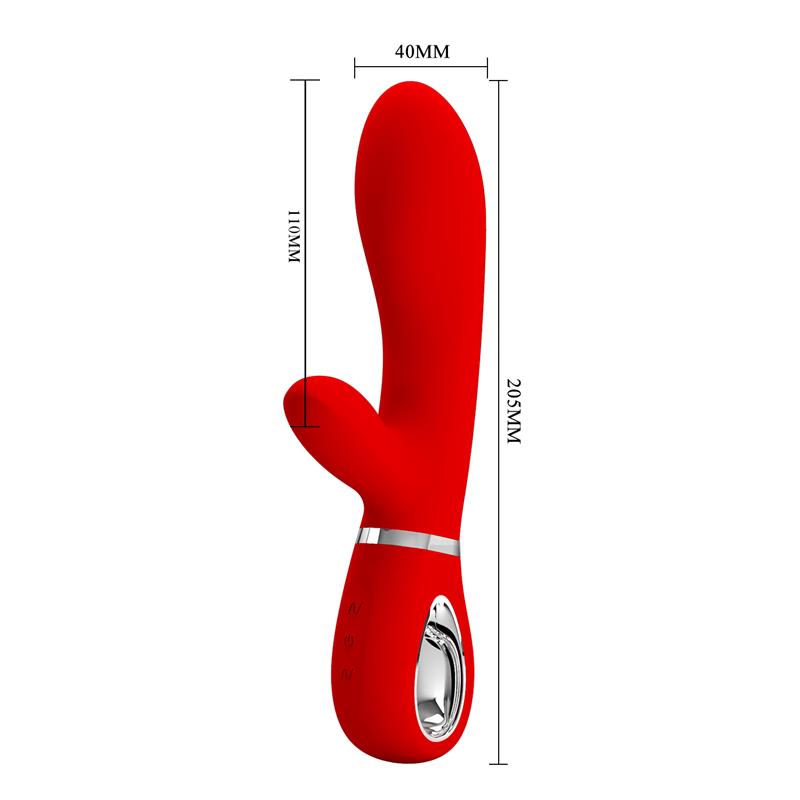 Thomas Vibrador Punto-G Rojo 10