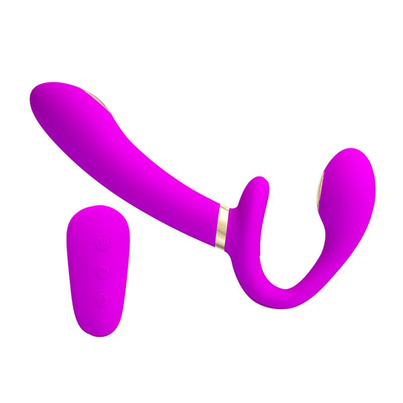 Thunderbird Vibrador para Parejas sin Arnés con Control Remoto 2