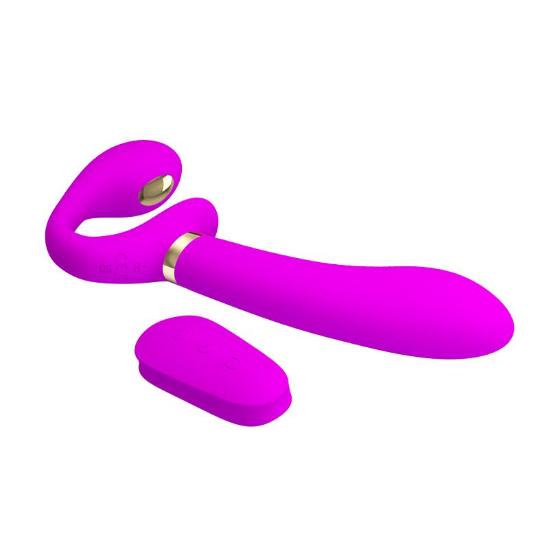 Thunderbird Vibrador para Parejas sin Arnés con Control Remoto 3