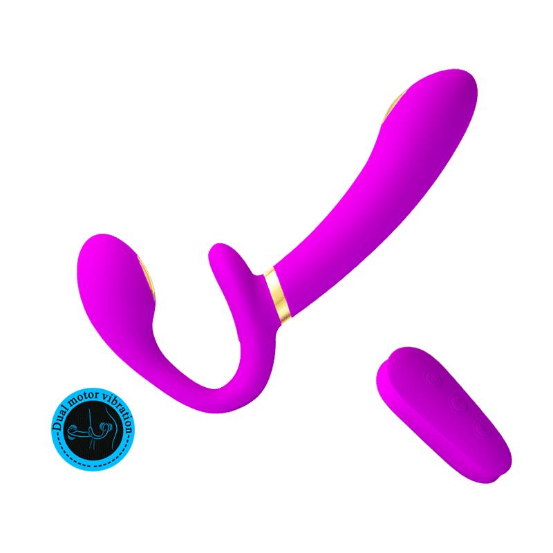 Thunderbird Vibrador para Parejas sin Arnés con Control Remoto 4