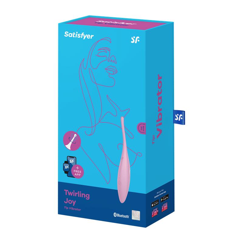Twirling Joy Estimulador Giratorio con APP Rosa 5