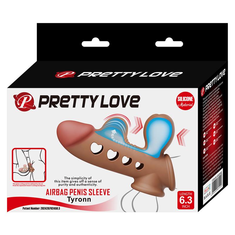Tyronn Funda para el Pene con Función de Inflado