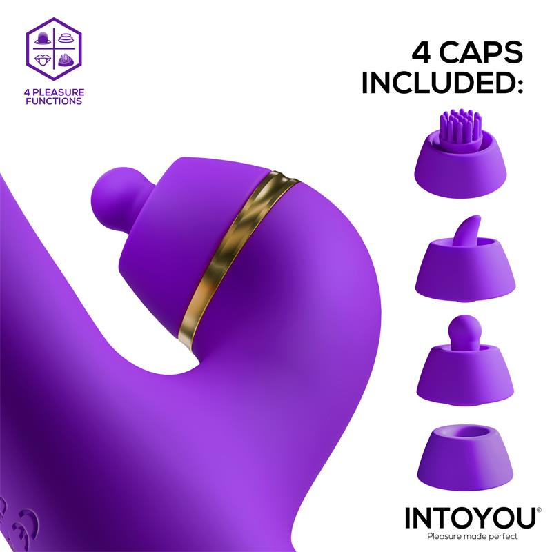 Siter 2.0 Vibrador con Lengua Flapping, Golpeteo y Cabezales Intercambiables, imagen 2