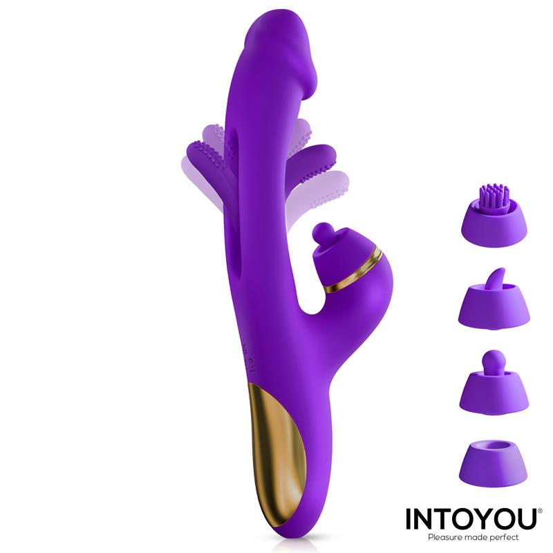 Siter 2.0 Vibrador con Lengua Flapping, Golpeteo y Cabezales Intercambiables, imagen 4