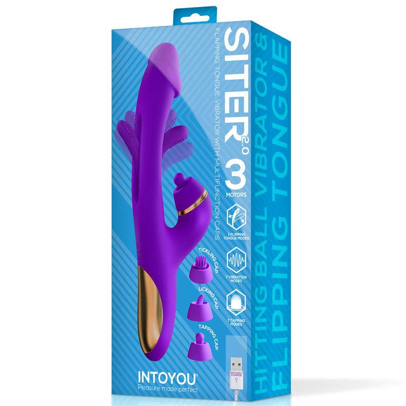 Siter 2.0 Vibrador con Lengua Flapping, Golpeteo y Cabezales Intercambiables, imagen 9