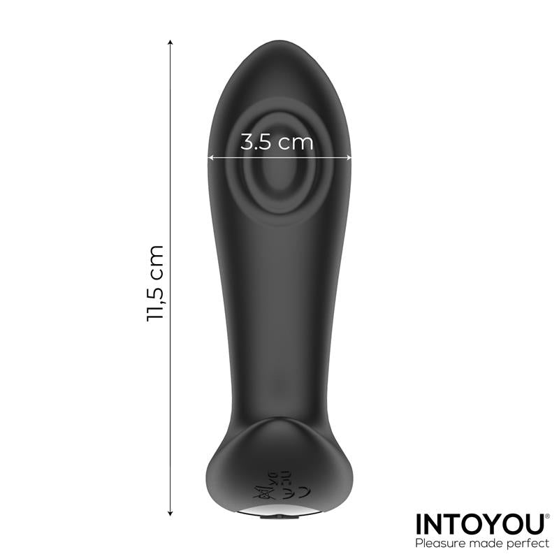 Milton Plug Anal con Doble Tapping y Control Remoto, imagen 7