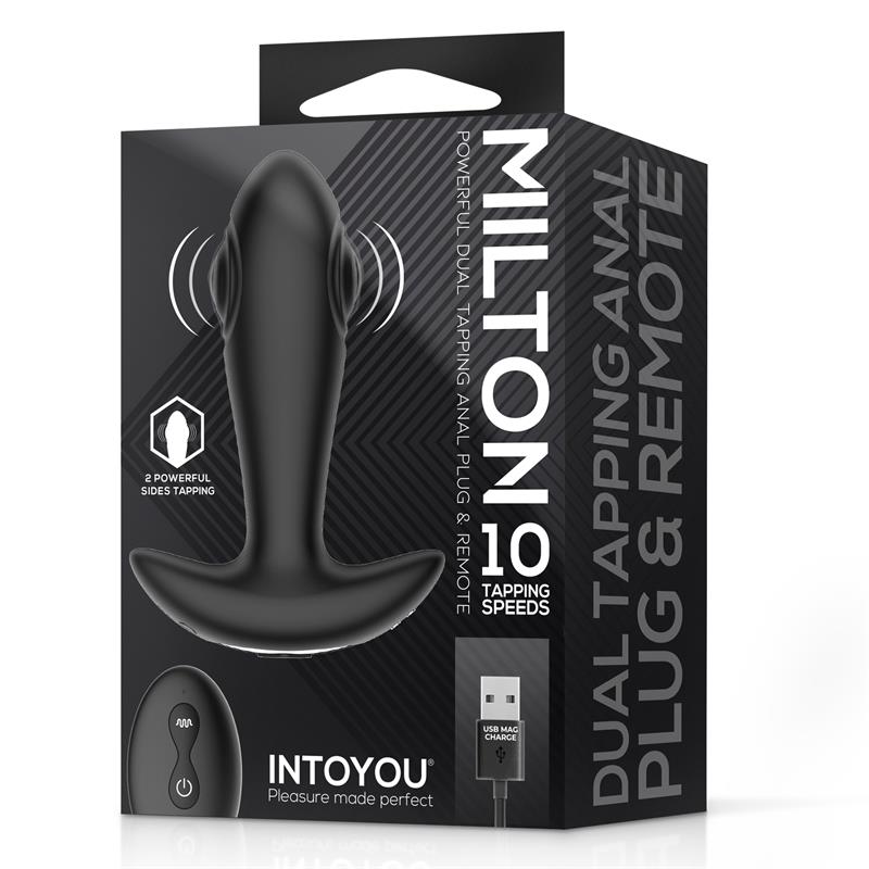 Milton Plug Anal con Doble Tapping y Control Remoto, imagen 8