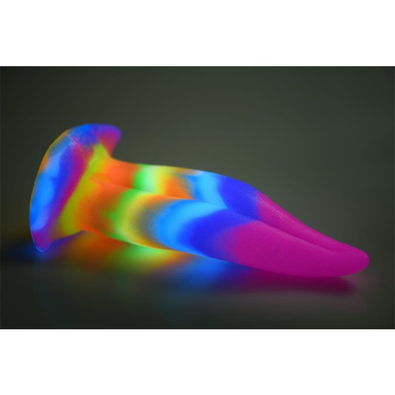 Unicorn Tongue Dildo Lengua Brilla en la Oscuridad 8.4