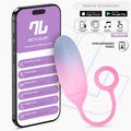 Huevo Silicona Doble Capa con APP Azul/Rosa - imagen 1