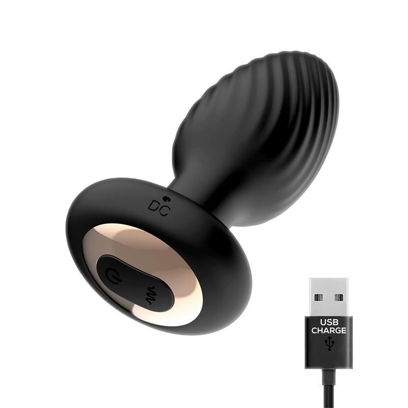 Drago Plug Anal Vibración, Movimiento Twister 360º y Control Remoto - imagen 6