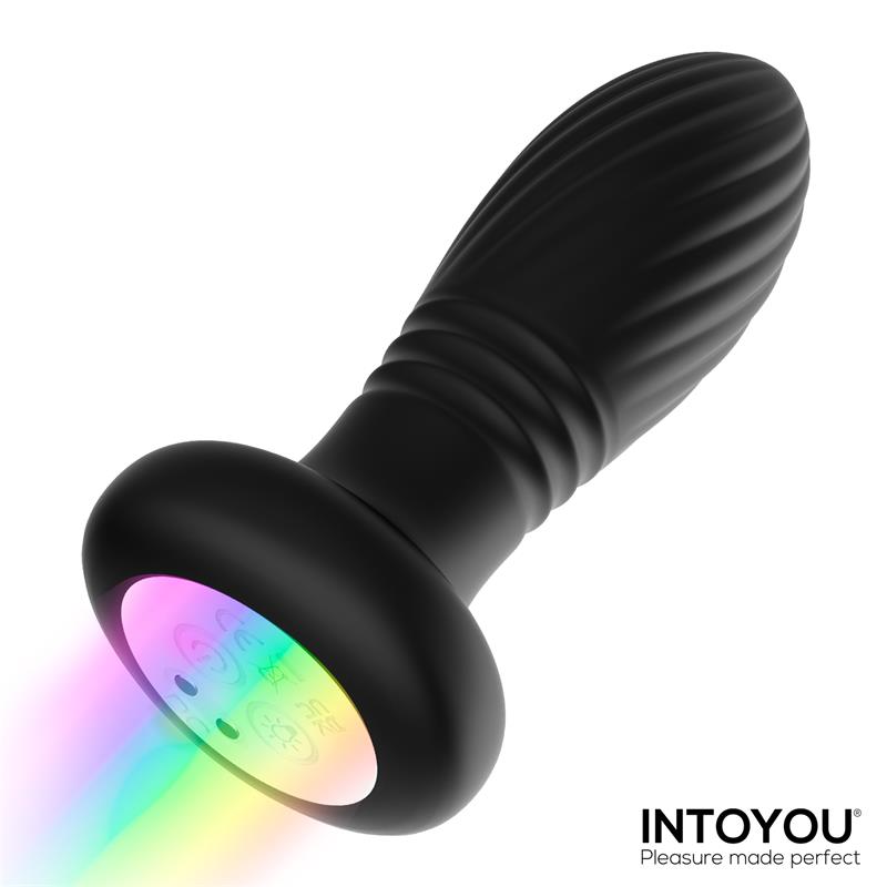 Tainy Plug Anal con Thrusting y Luces Led con Control Remoto - imagen 2