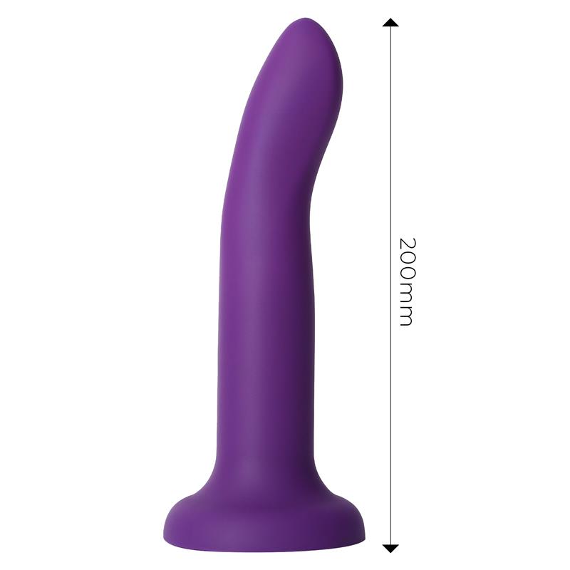 Dildo que Cambia de Color Púpura a Rosa Talla L 21 cm - imagen 6
