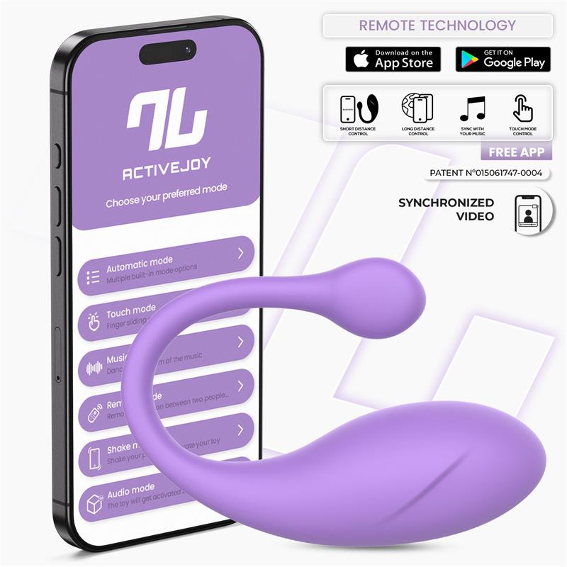 Bulby Huevo Vibrador con APP Lavanda - imagen 1