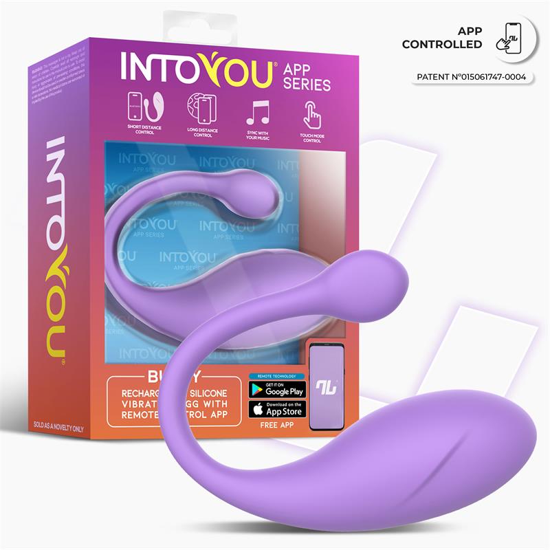 Bulby Huevo Vibrador con APP Lavanda - imagen 2