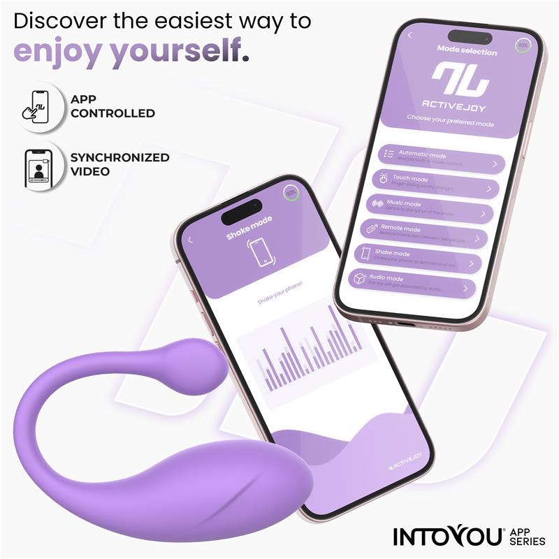 Bulby Huevo Vibrador con APP Lavanda - imagen 3