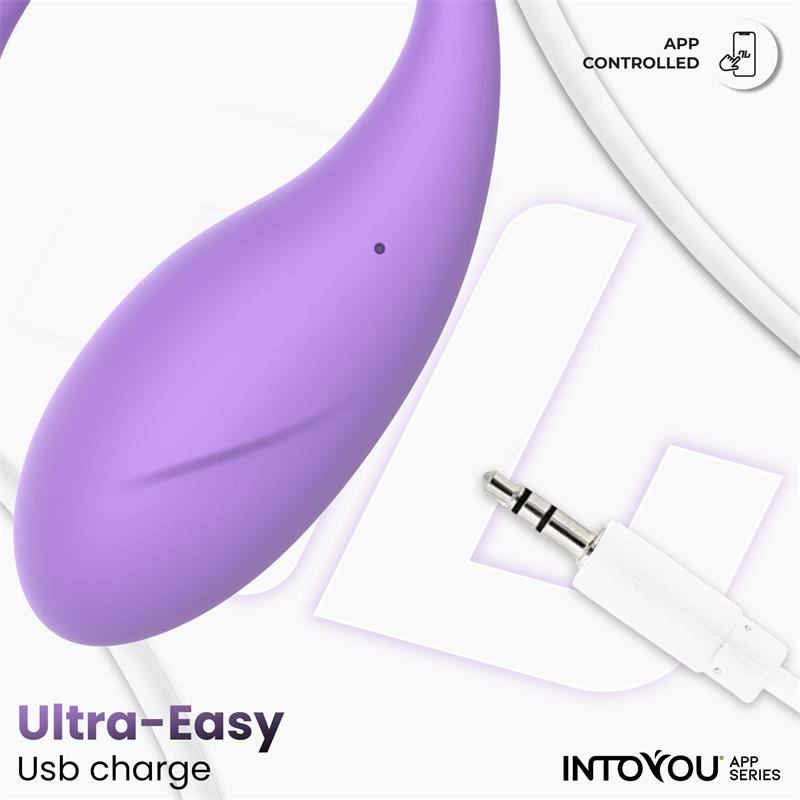 Bulby Huevo Vibrador con APP Lavanda - imagen 7