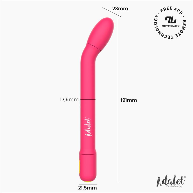 Gently Estimulador Punto G con APP Rosa - imagen 9