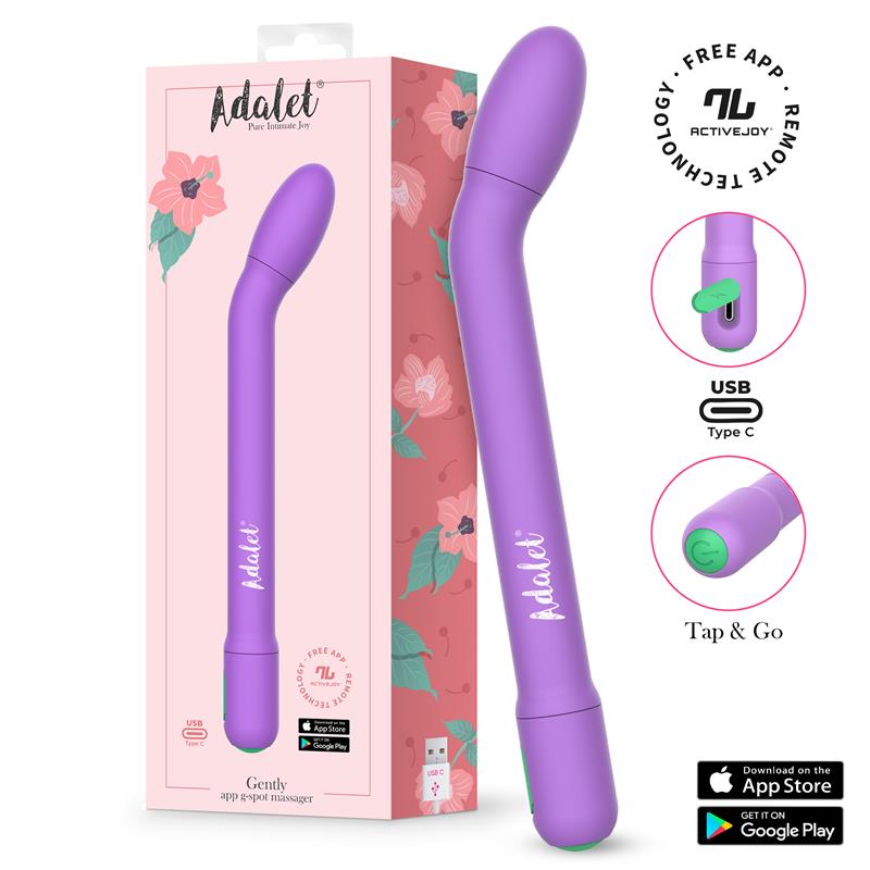 Gently Estimulador Punto G con APP Lavanda - imagen 2